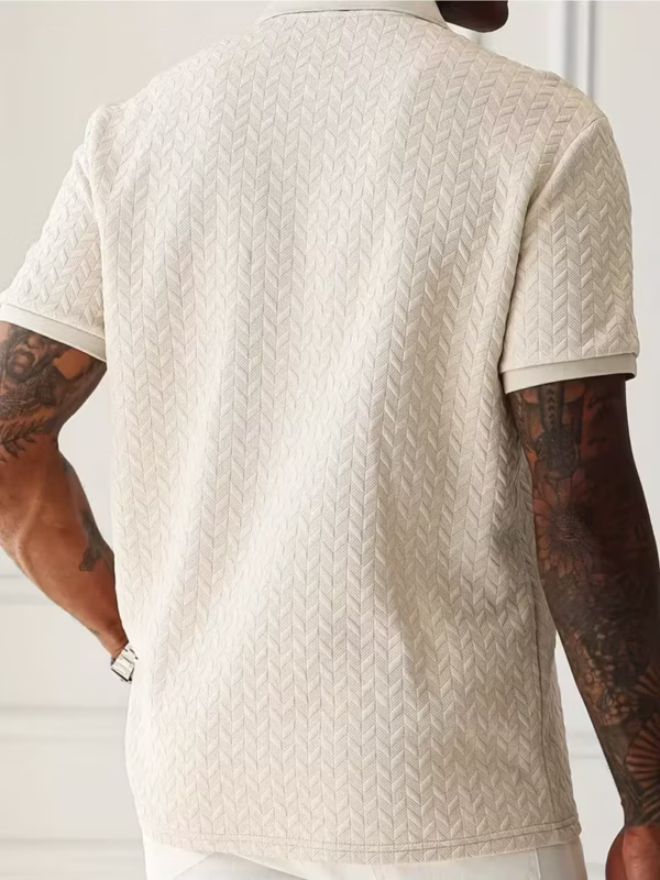 Payera tipo polo tejida