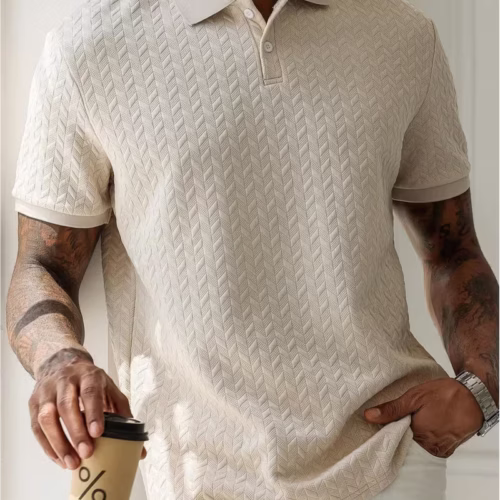 Payera tipo polo tejida